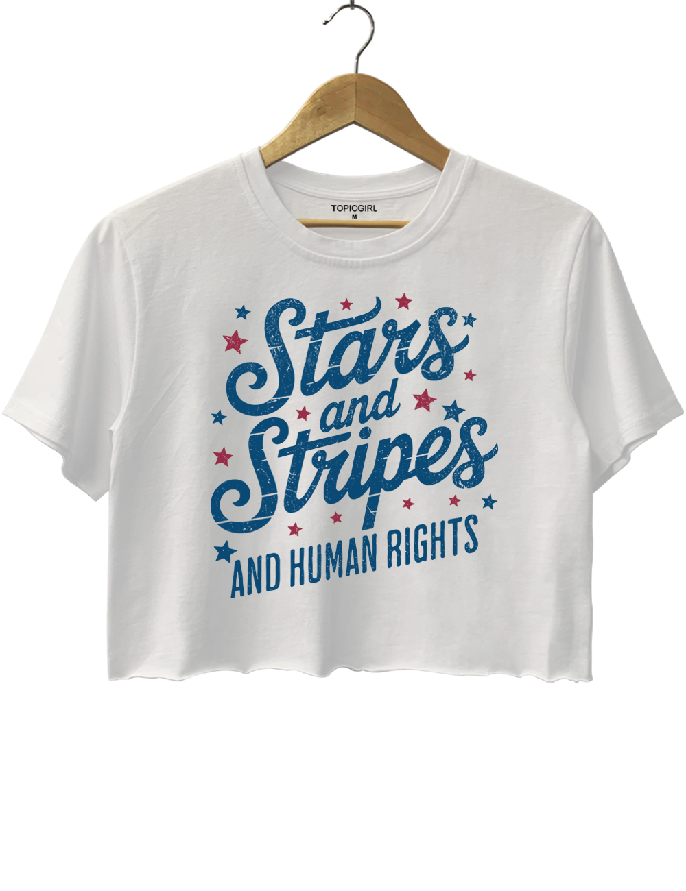 Stars Stripes And Rights Crop Top