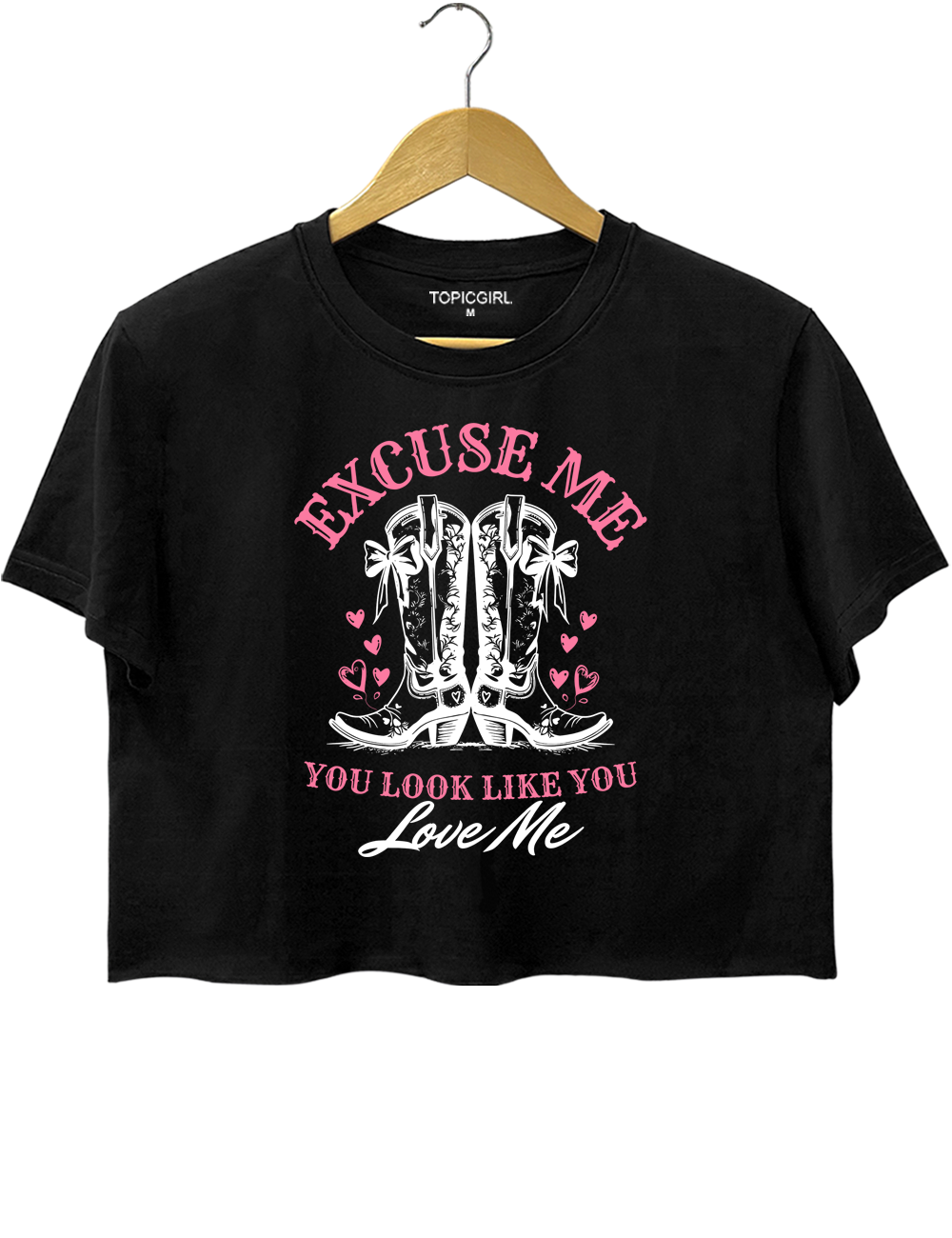 Excuse Me You Look Like You Love Me Crop Top