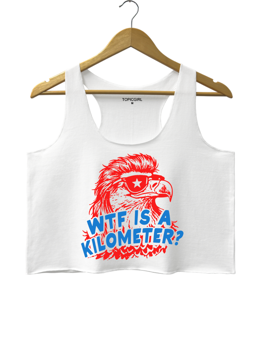 WTF Is A Kilometer Funny 4th Of July Crop Tank Top