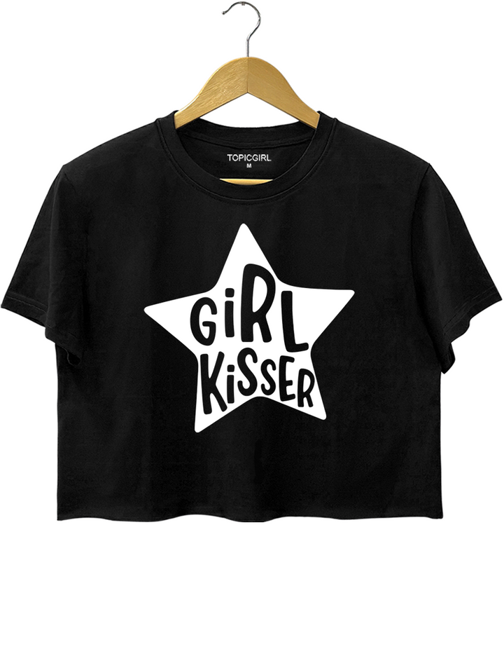 Funny Girl Kisser Crop Top