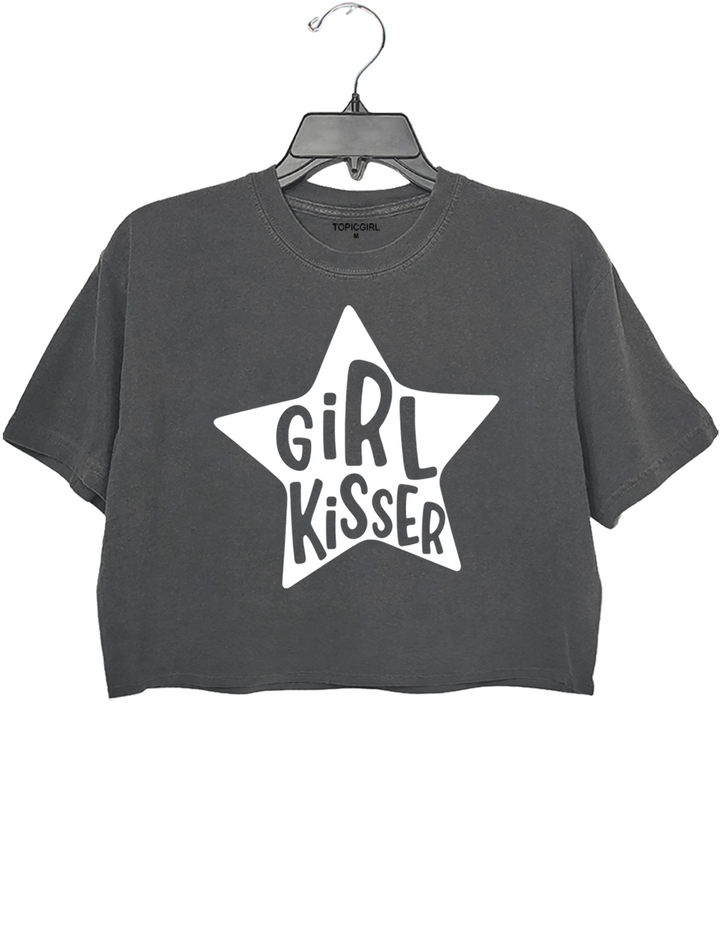 Funny Girl Kisser Crop Top