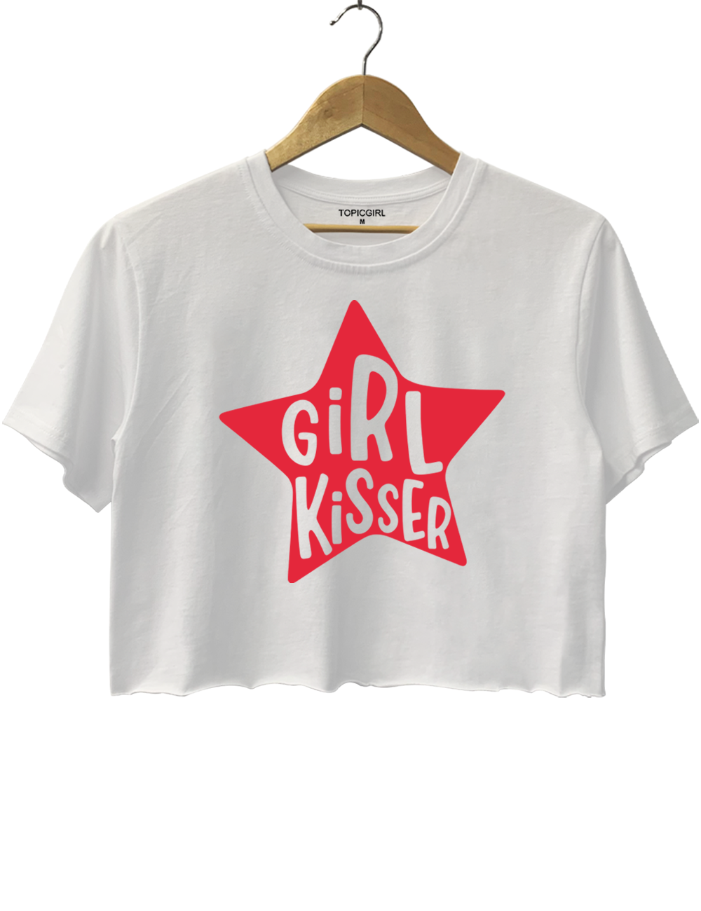 Funny Girl Kisser Crop Top