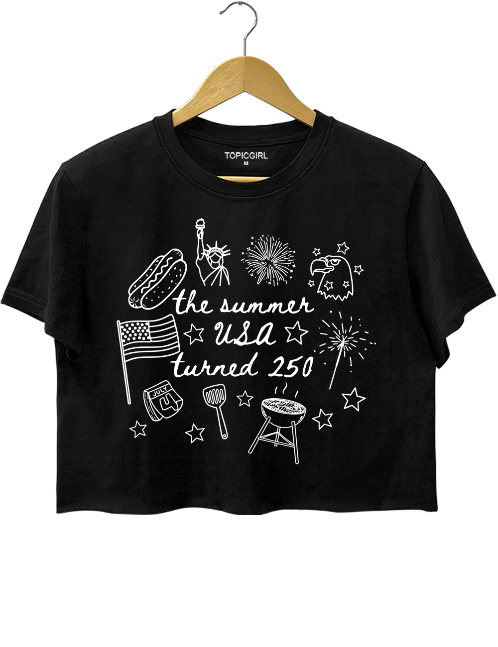250th Anniversary Crop Top