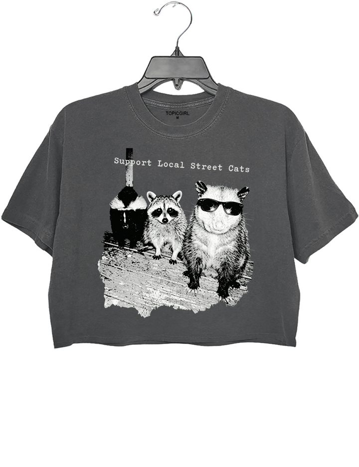 Support Local Street Cats Crop Top
