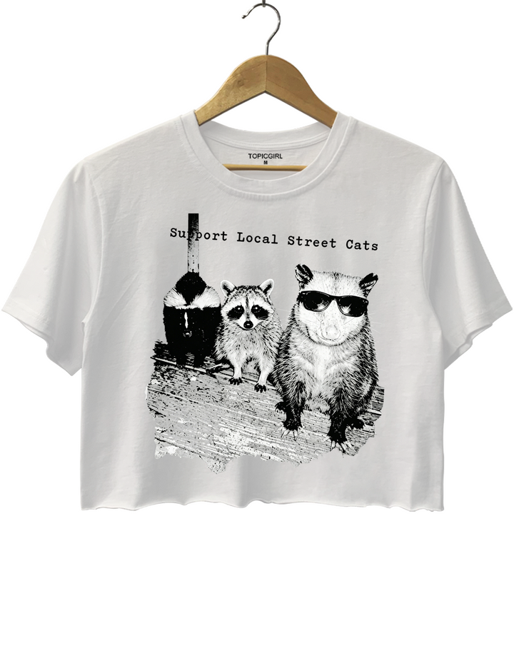 Support Local Street Cats Crop Top
