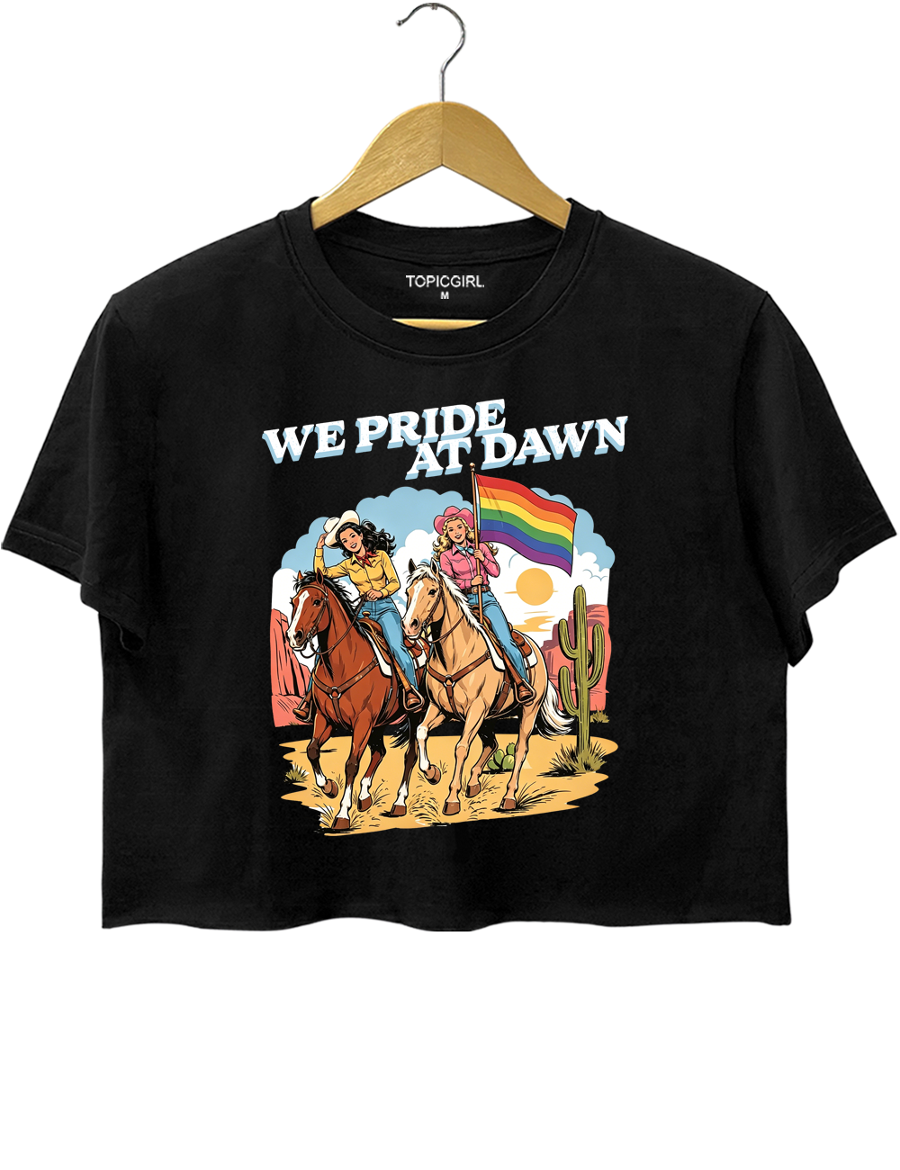 We Pride At Dawn Cowgirl Crop Top