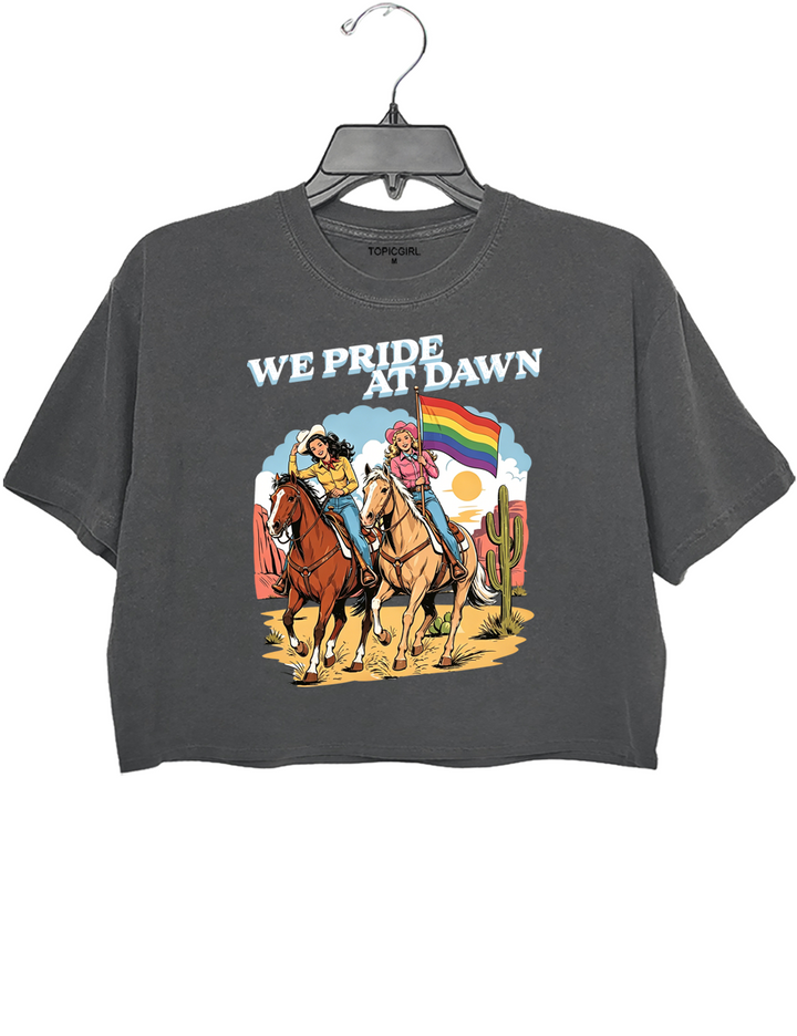 We Pride At Dawn Cowgirl Crop Top