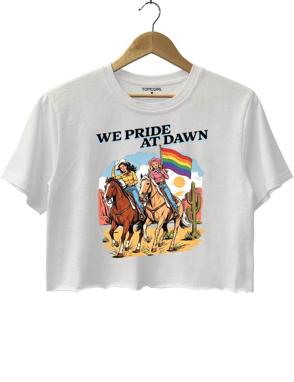 We Pride At Dawn Cowgirl Crop Top