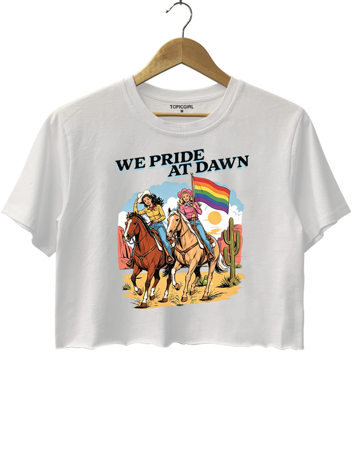 We Pride At Dawn Cowgirl Crop Top