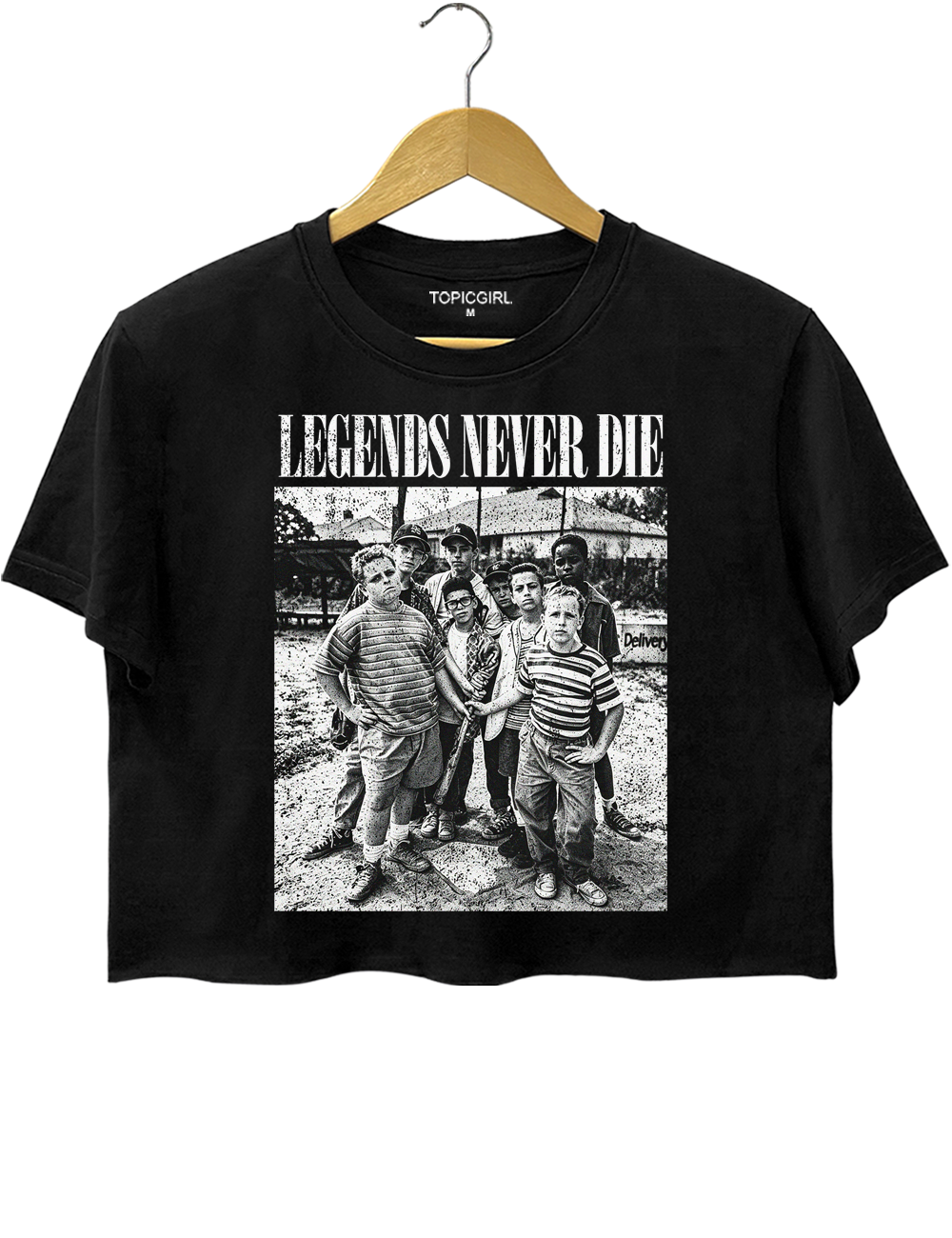 The Sandlot Legends Never Die Crop Top