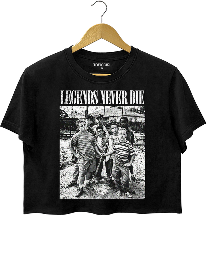The Sandlot Legends Never Die Crop Top