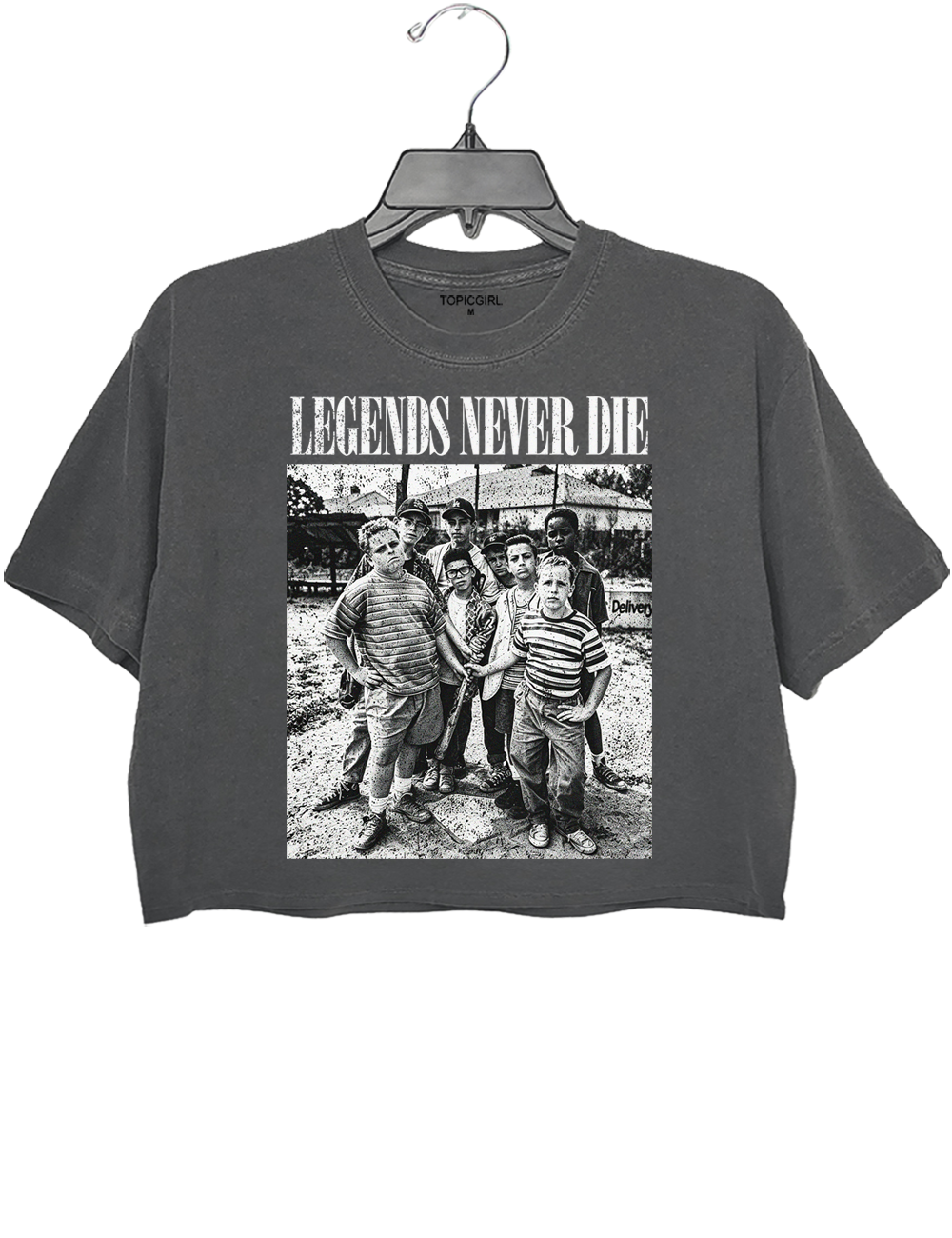 The Sandlot Legends Never Die Crop Top