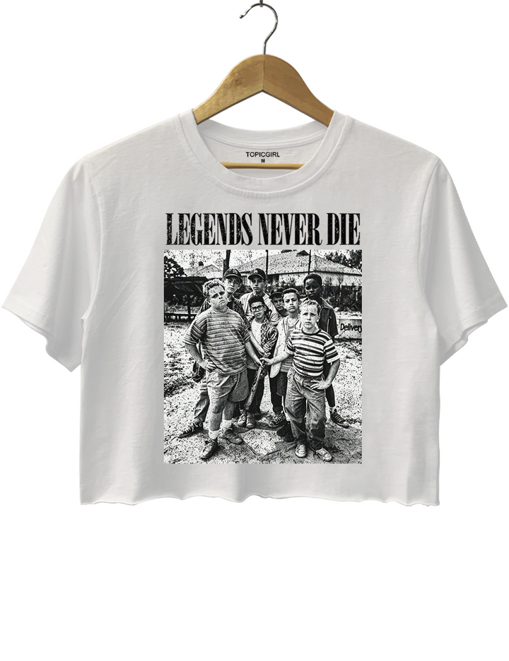 The Sandlot Legends Never Die Crop Top