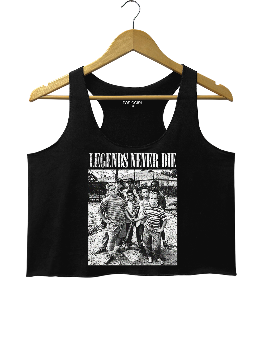 The Sandlot Legends Never Die Crop Tank Top