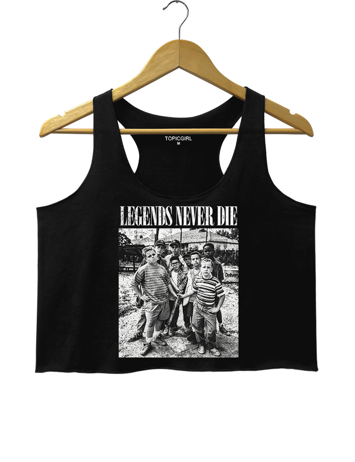 The Sandlot Legends Never Die Crop Tank Top
