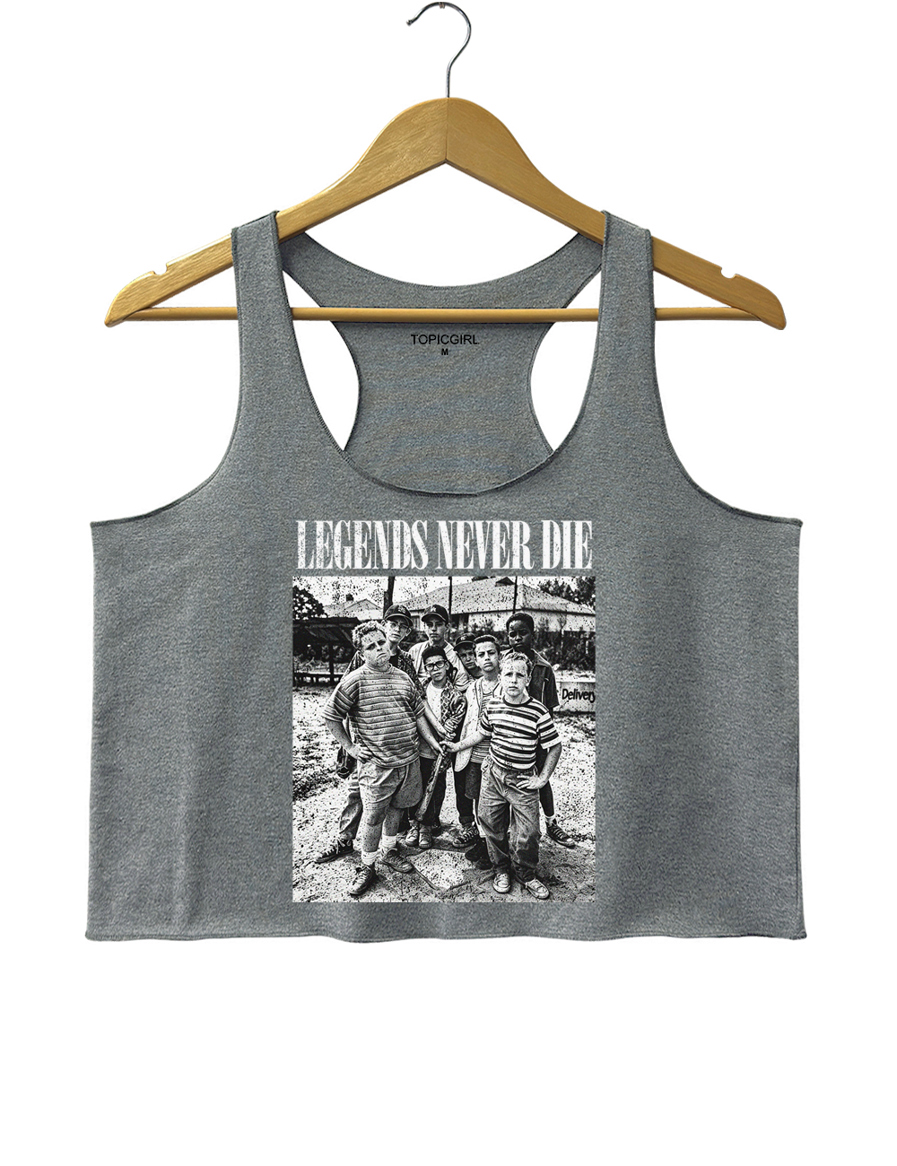 The Sandlot Legends Never Die Crop Tank Top