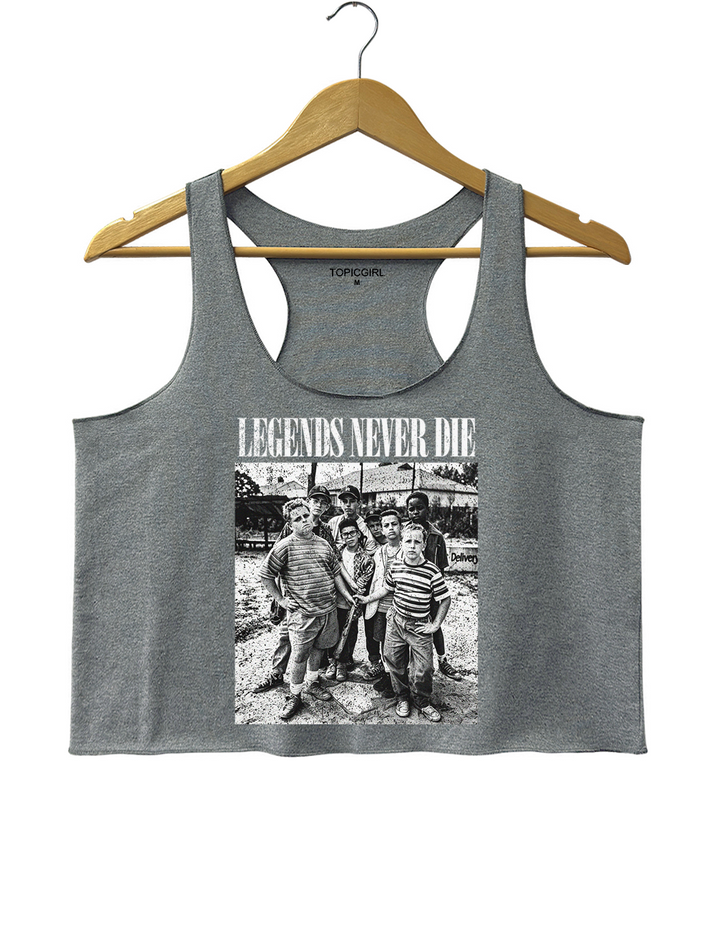 The Sandlot Legends Never Die Crop Tank Top