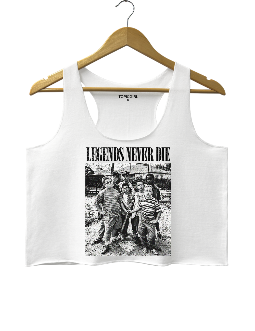 The Sandlot Legends Never Die Crop Tank Top