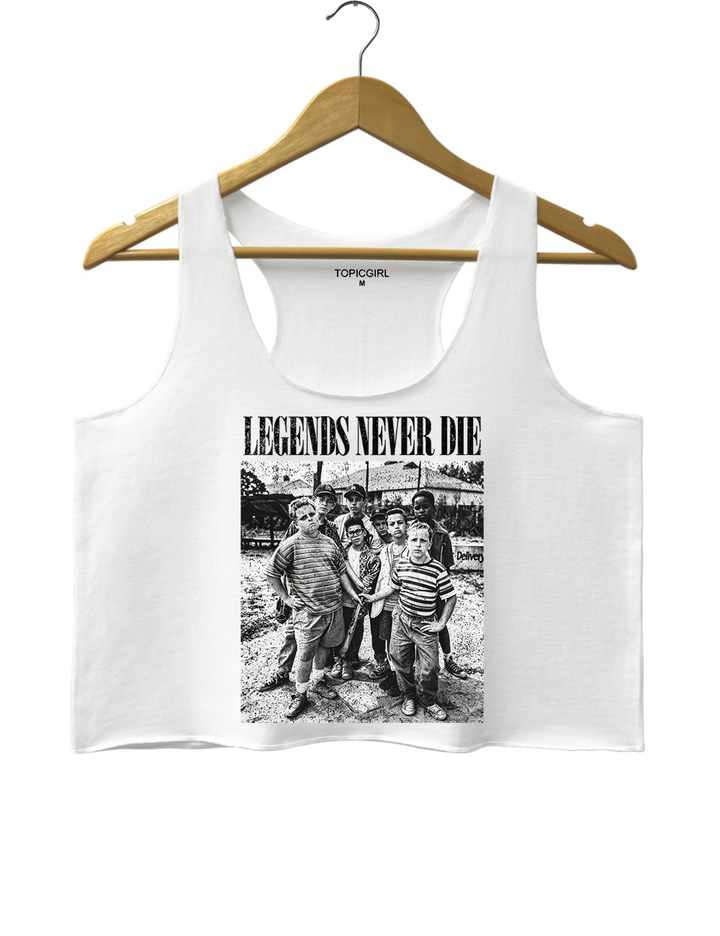 The Sandlot Legends Never Die Crop Tank Top