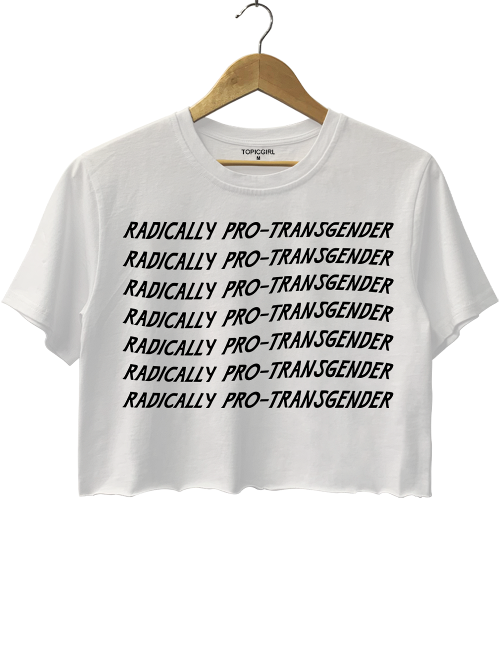 Radically Pro-Transgender Crop Top