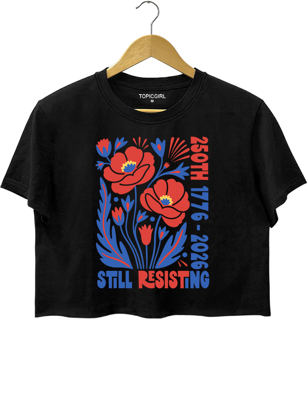 USA 250th Still Resisting Crop Top