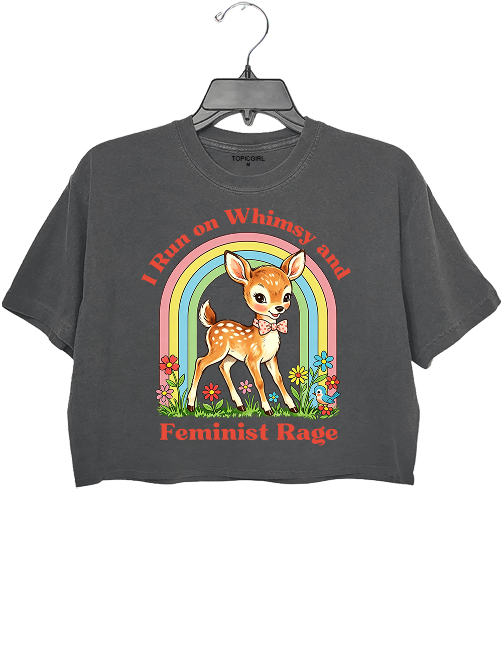 Whimsy And Feminist Rage Crop Top