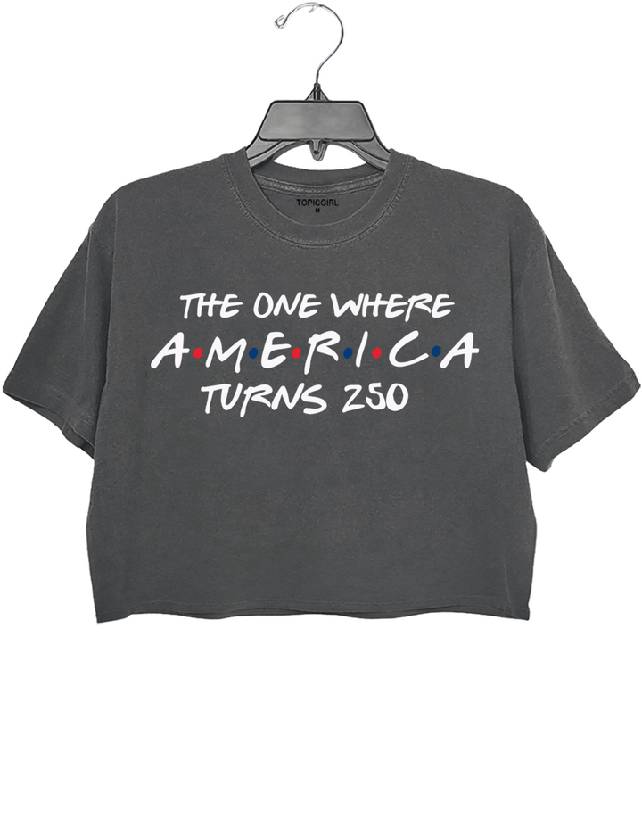 The One Where America Turns 250 Years Crop Top
