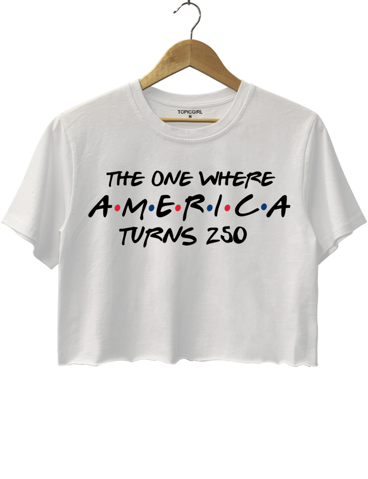 The One Where America Turns 250 Years Crop Top
