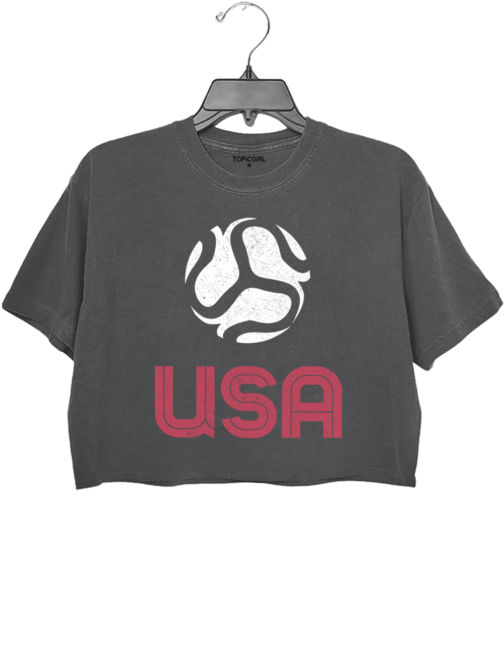Retro Soccer Fan Crop Top