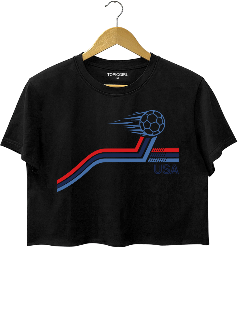 American Vintage Soccer Crop Top