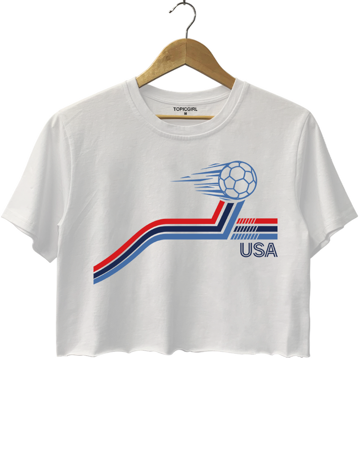 American Vintage Soccer Crop Top