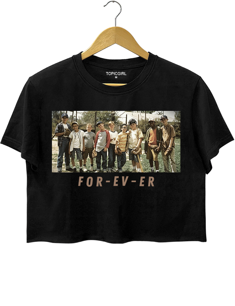 The Sandlot FOR-EV-ER Baseball Crop Top