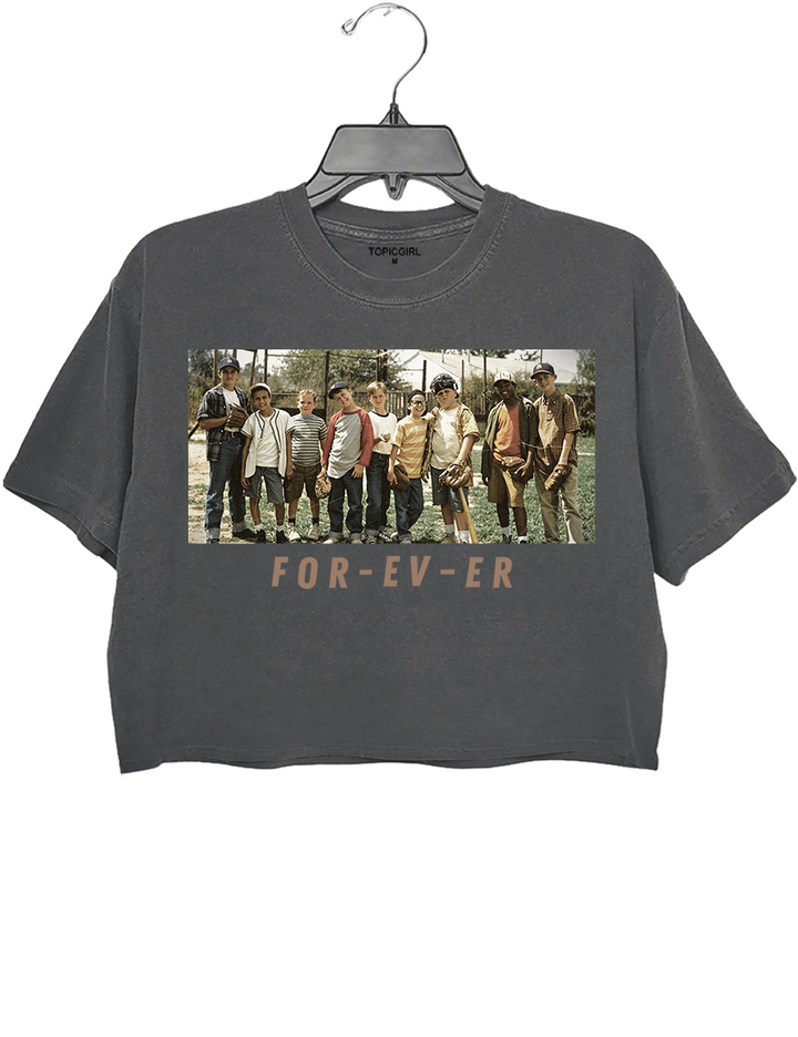The Sandlot FOR-EV-ER Baseball Crop Top