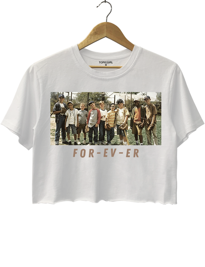 The Sandlot FOR-EV-ER Baseball Crop Top