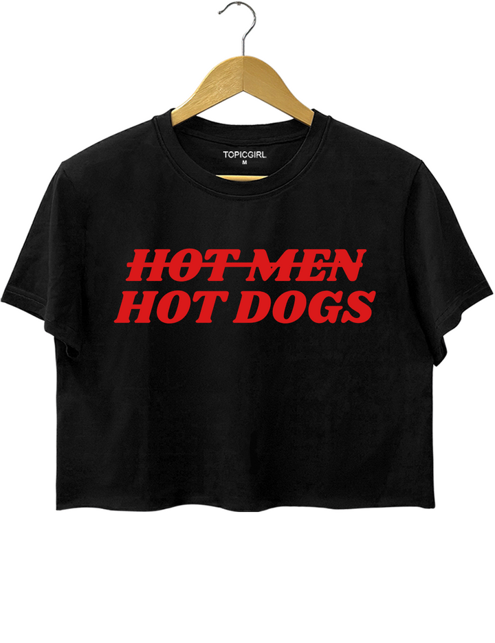 Hot Men Hot Dogs Crop Top
