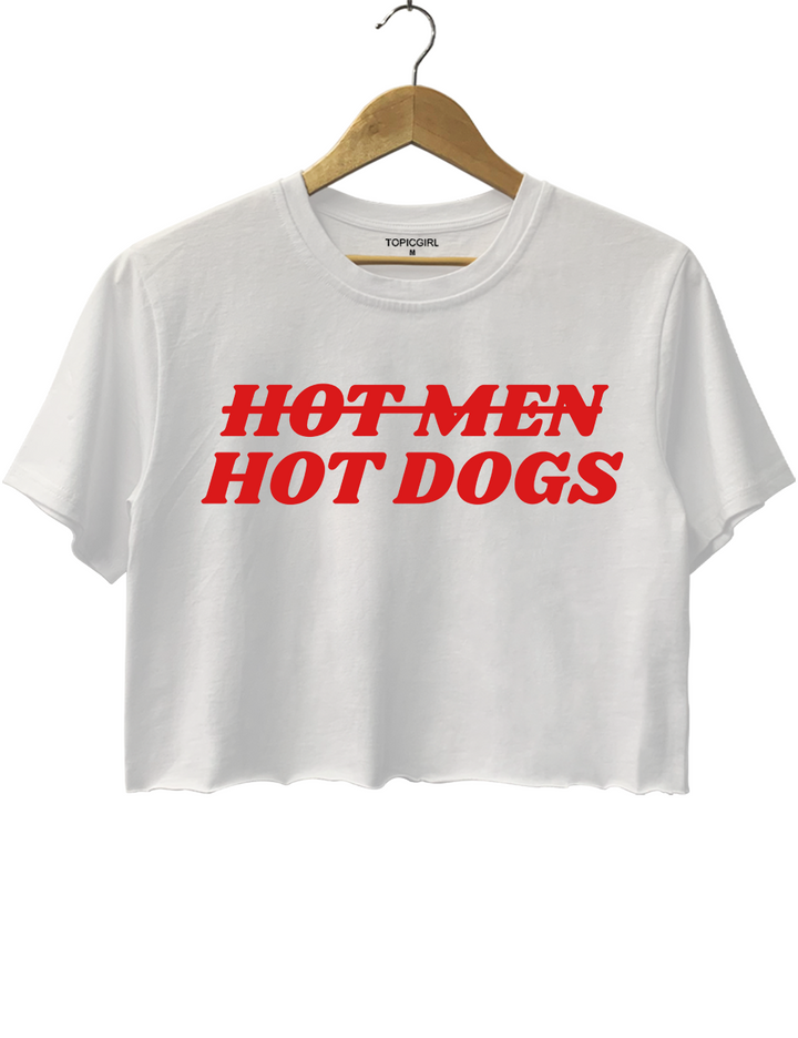 Hot Men Hot Dogs Crop Top