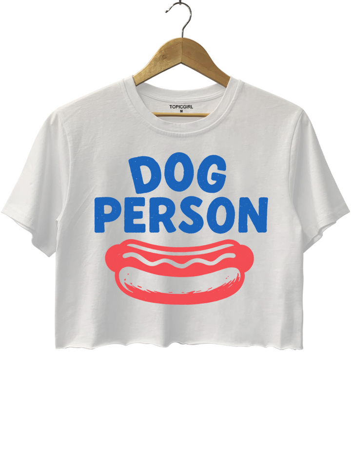 Dog Person Crop Top