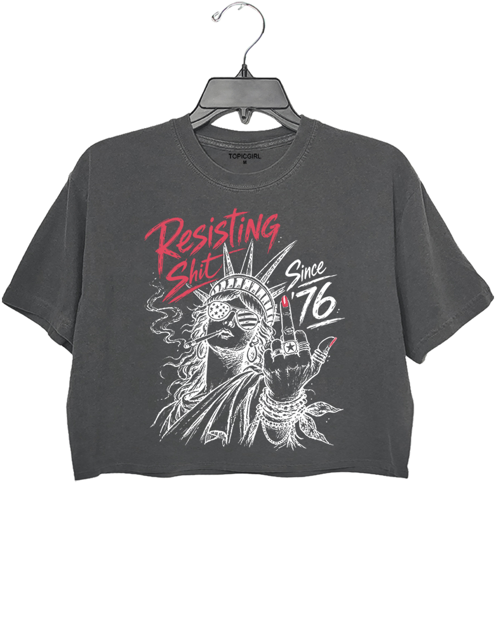 Feminist 4th Of July Crop Top