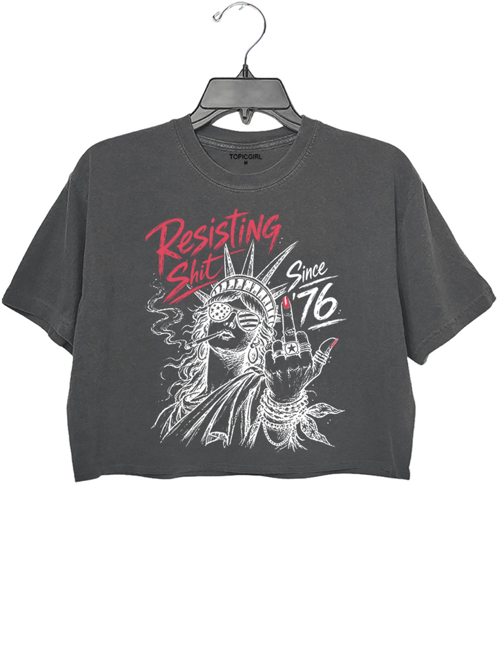 Feminist 4th Of July Crop Top
