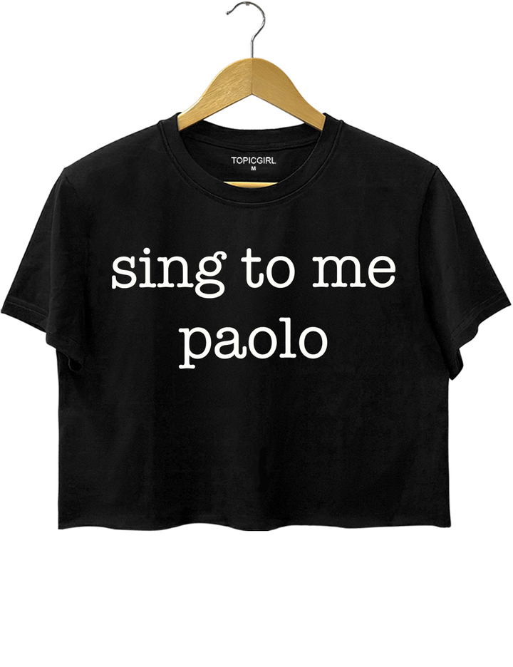 Sing To Me Paolo Crop Top