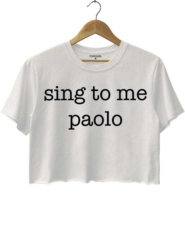 Sing To Me Paolo Crop Top