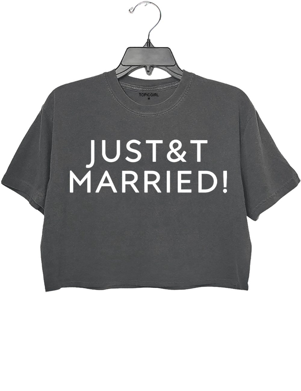 Just&amp;T Married Taylor Wedding Crop Top