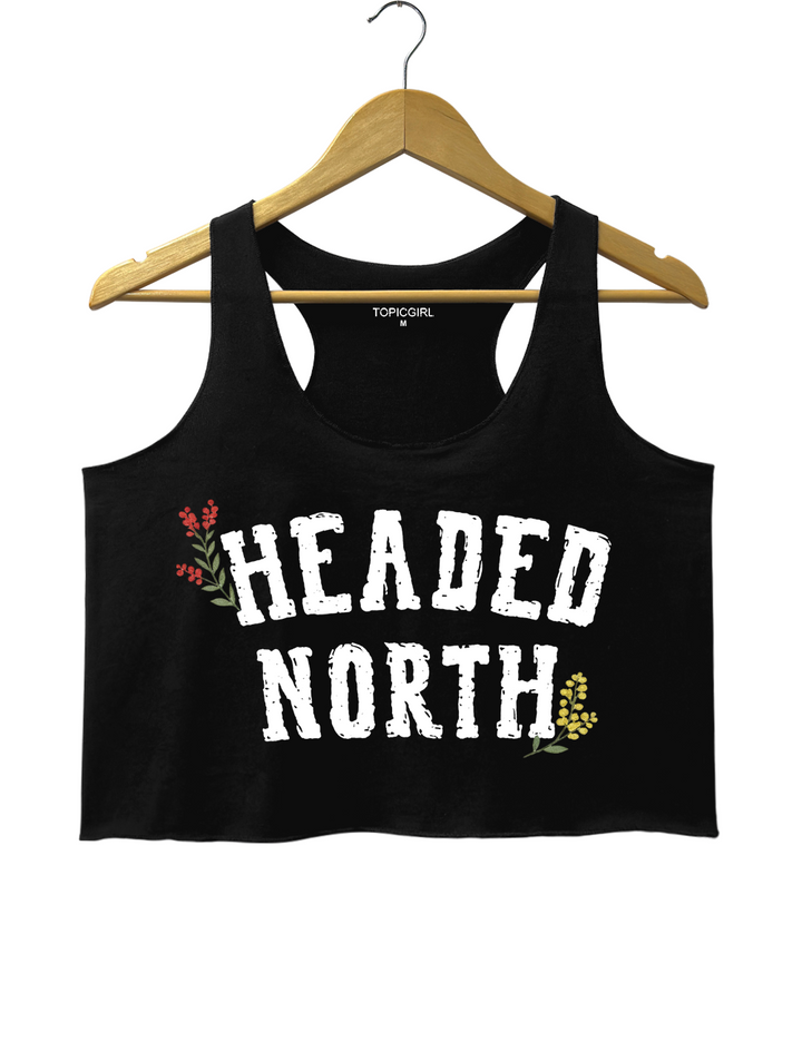 Headed North The Great Divide Tour Crop Tank Top
