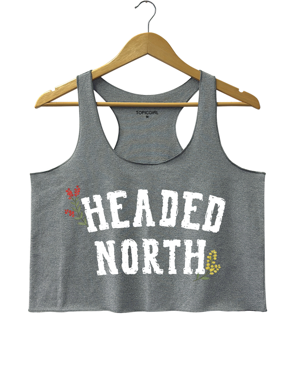 Headed North The Great Divide Tour Crop Tank Top