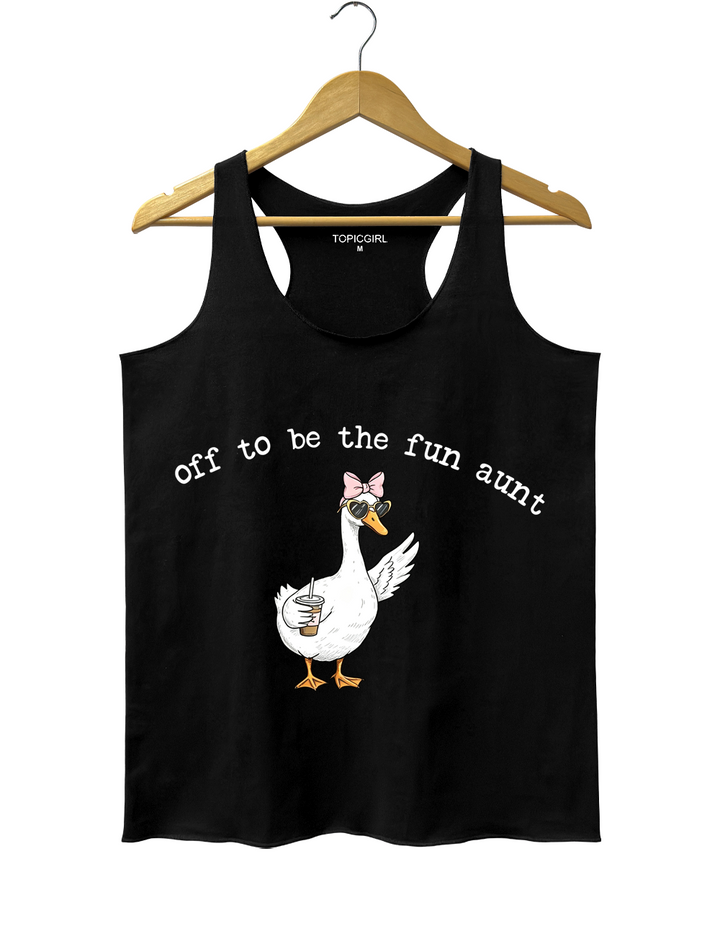 Funny Aunt Goose Tank Top