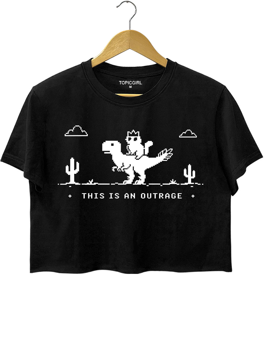 This Is An Outrage Princess Donut And Mongo Crop Top