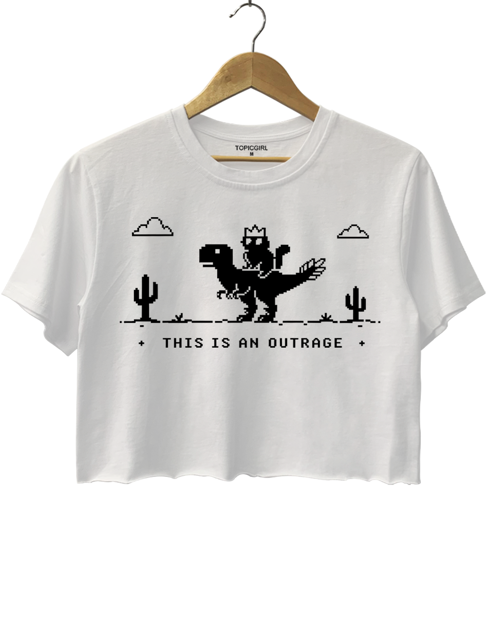 This Is An Outrage Princess Donut And Mongo Crop Top