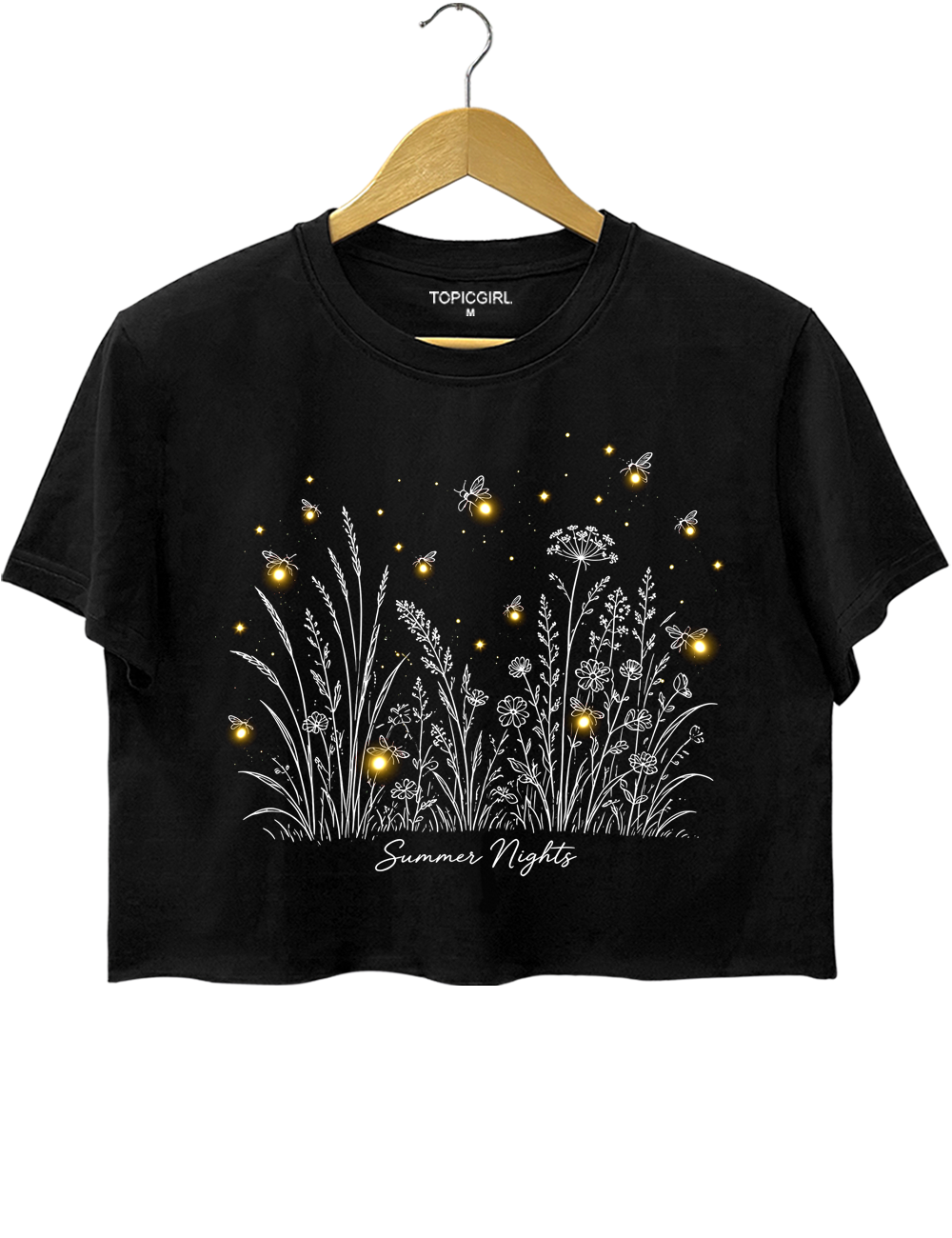 Summer Nights Firefly Wildflower Crop Top