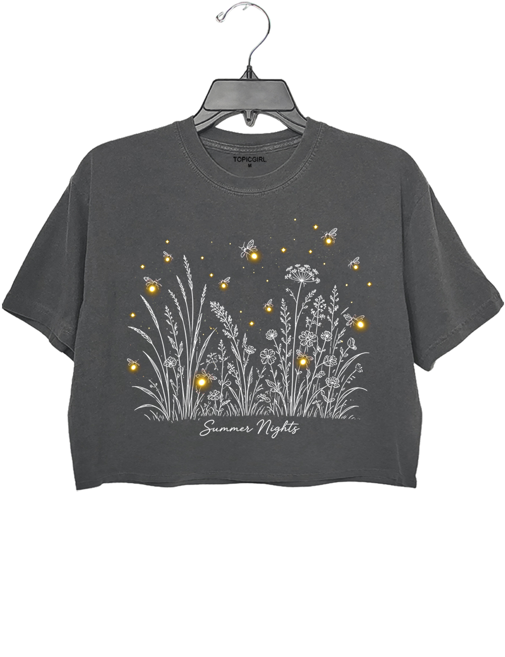 Summer Nights Firefly Wildflower Crop Top