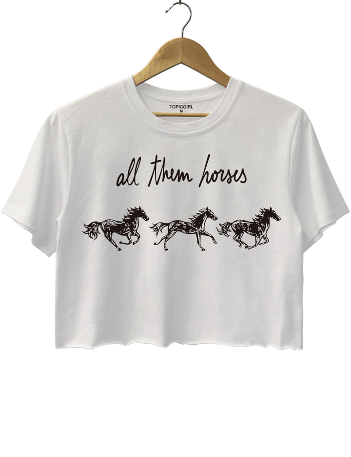 All Them Horses Noah Kahan Crop Top